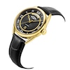 Thumbnail Image 1 of Rotary Men's Black Dial Black Leather Strap Watch