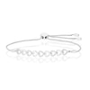 Thumbnail Image 0 of Sterling Silver Chain Of Hearts Diamond Bolo Bracelet
