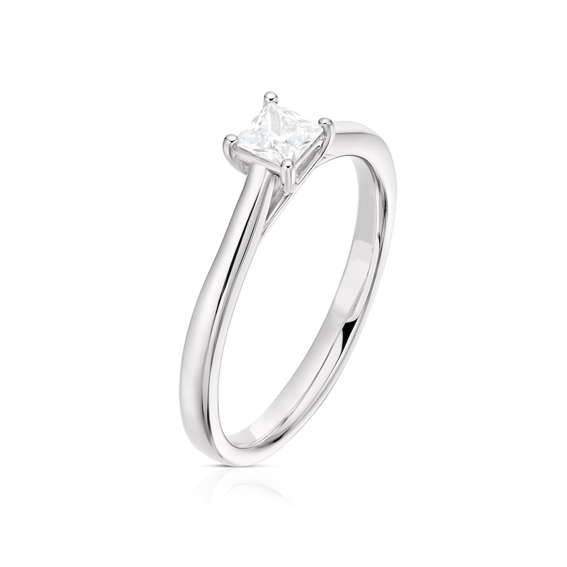 The Forever Diamond Platinum 0.33ct Diamond Solitaire Ring