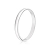 Thumbnail Image 1 of 18ct White Gold 2mm Heavy D Shape Ring