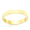 Thumbnail Image 0 of 18ct Yellow Gold 3mm Heavy D Shape Ring