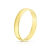 Thumbnail Image 1 of 18ct Yellow Gold 3mm Heavy D Shape Ring
