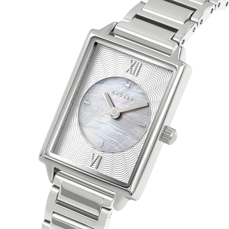 Main Image 2 of Radley Rectangular MOP Dial Stainless Steel Bracelet Watch