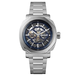 Ingersoll Outrider Men's Automatic Blue Skeleton Dial Stainless Steel Bracelet Watch