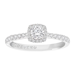 The Forever Diamond Platinum 0.50ct Diamond Halo Ring