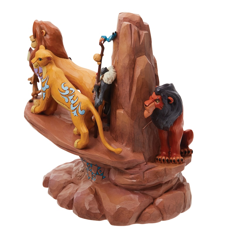 Main Image 2 of Lion King Carved In Stone Figurine