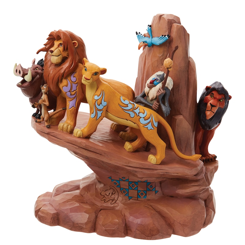 Main Image 3 of Lion King Carved In Stone Figurine