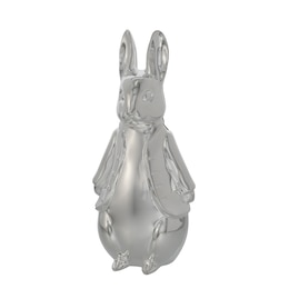 Silver Plated Sculpted Money Bank