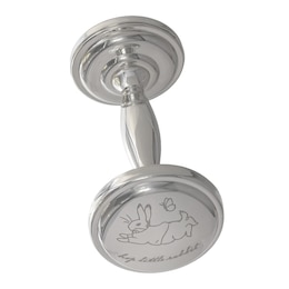 Silver Plated Baby Rattle