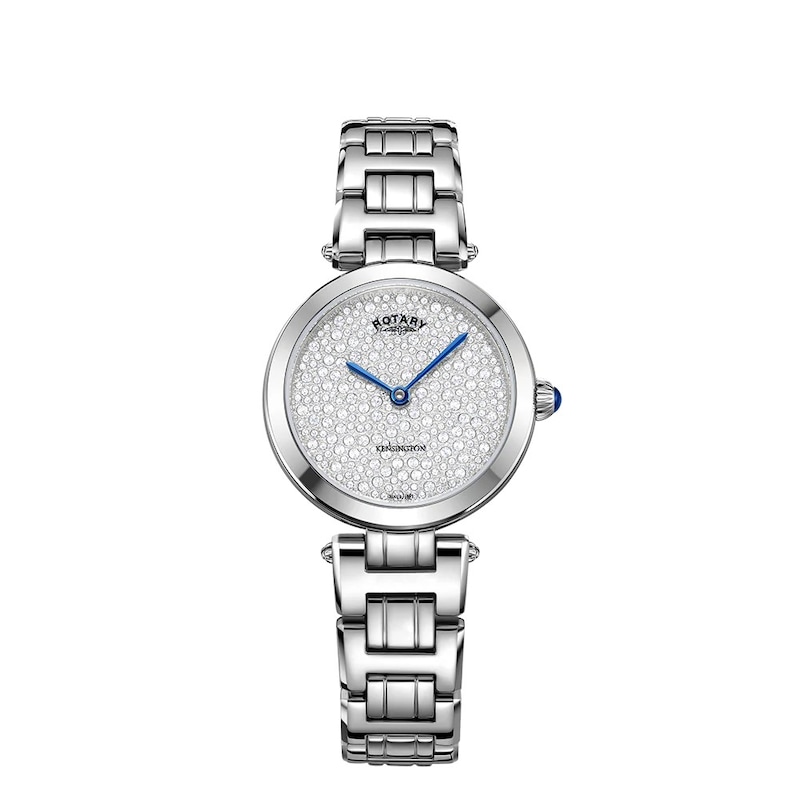 Main Image 1 of Rotary Ladies' Traditional Crystal Set Stainless Steel Watch