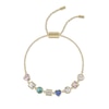 Thumbnail Image 1 of Radley 18ct Gold Plated Multi Stone Friendship Style Bracelet