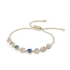 Thumbnail Image 2 of Radley 18ct Gold Plated Multi Stone Friendship Style Bracelet