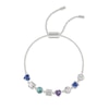 Thumbnail Image 1 of Radley Silver Tone Multi Stone Friendship Style Bracelet