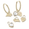 Thumbnail Image 1 of Radley 18ct Gold Plated Bobble Hoop Earring & Charm Set