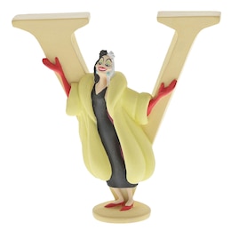 Disney Enchanting Alphabet Cruella De'Ville Ornament - V