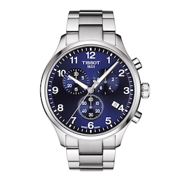 Tissot Chrono XL Men's Blue Dial Stainless Steel Bracelet Watch