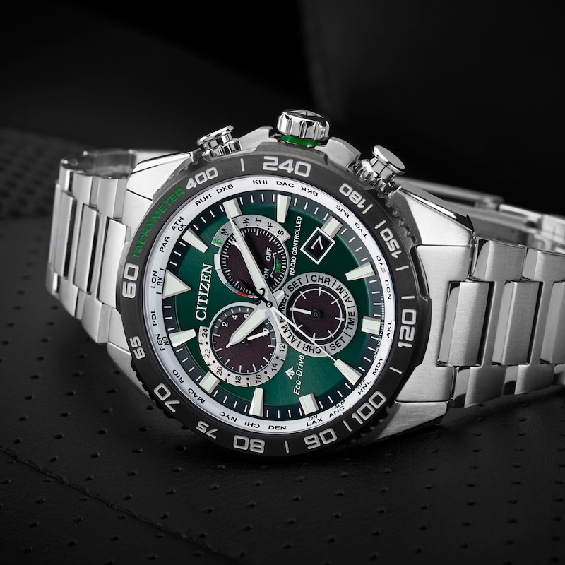 Main Image 4 of Citizen Eco-Drive Men's Promaster Perpetual Chrono A.T Bracelet Watch