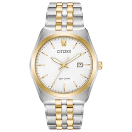 Citizen Eco-Drive Men's Two Tone Bracelet Watch