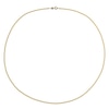 Thumbnail Image 1 of 9ct Yellow Gold Solid  18 Inch Solid Dainty Curb Chain