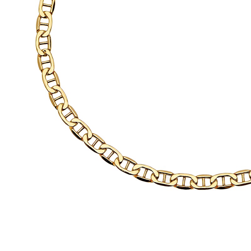 9ct Yellow Gold 7.5 Inch Anchor Chain Bracelet