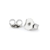Thumbnail Image 2 of Silver Diamond & Garnet January Birthstone Earrings