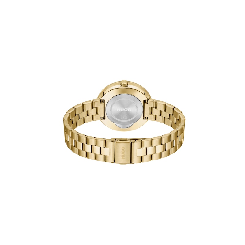 Main Image 3 of HUGO #CRUSH Ladies' Gold IP Bracelet Watch