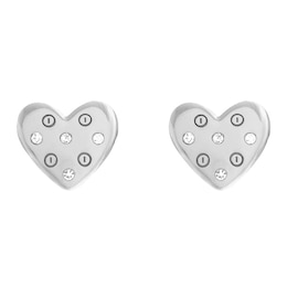 Olivia Burton Sterling Silver Classic Heart Stud Earrings