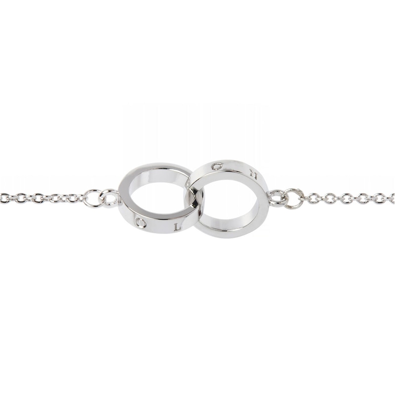 Olivia Burton Classics Rhodium Plated Chain Bracelet
