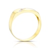 Thumbnail Image 2 of 9ct Yellow Gold & Diamond Polished Signet Ring