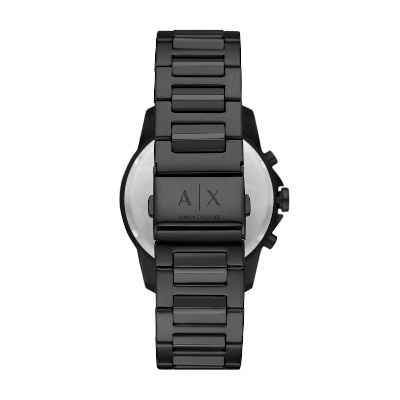 Armani Exchange Men’s Black Stainless Steel Bracelet Watch