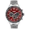 Thumbnail Image 0 of Sekonda Velocity Men's Red Dial Stainless Steel Bracelet Watch