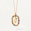 Thumbnail Image 2 of PDPAOLA  18ct Gold Plated Gemstones Initial G Pendant