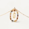 Thumbnail Image 3 of PDPAOLA  18ct Gold Plated Gemstones Initial G Pendant