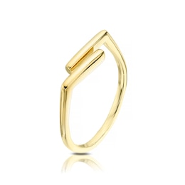 9ct Yellow Gold Flat Bar Ring