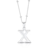 Thumbnail Image 0 of Sterling Silver Initial X Pendant