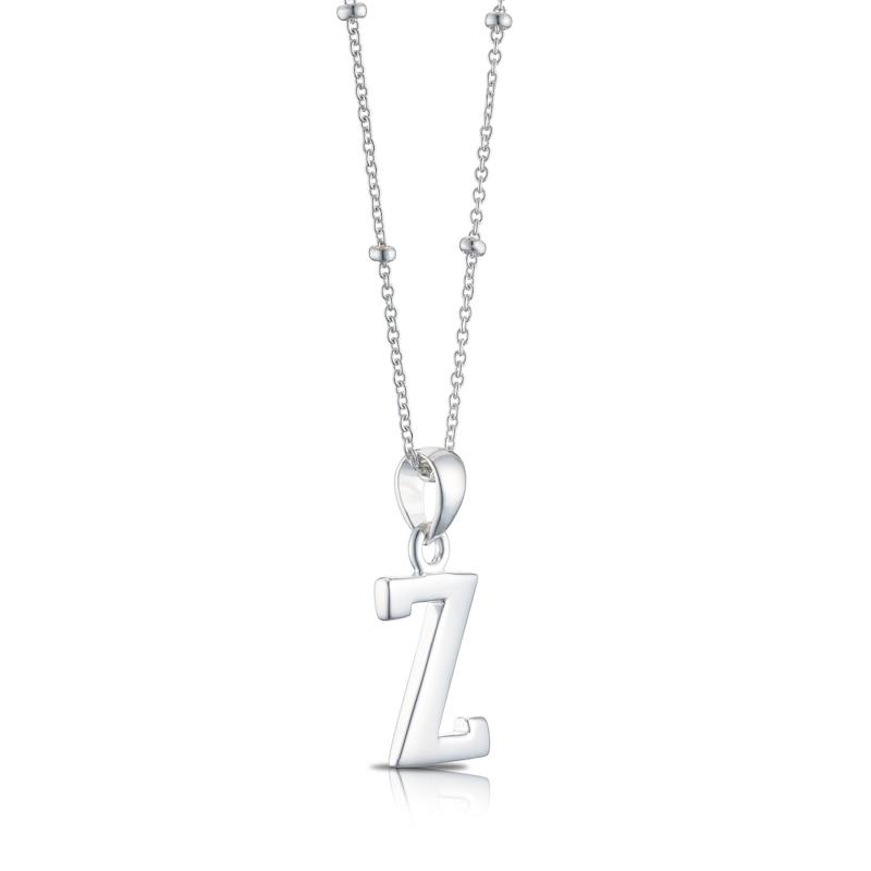 Sterling Silver Initial Z Pendant
