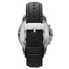 Thumbnail Image 2 of Fossil Men's Silver Tone Black Leather Strap Watch