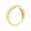 Thumbnail Image 2 of 9ct Yellow Gold 0.12ct Diamond Crossover Ring