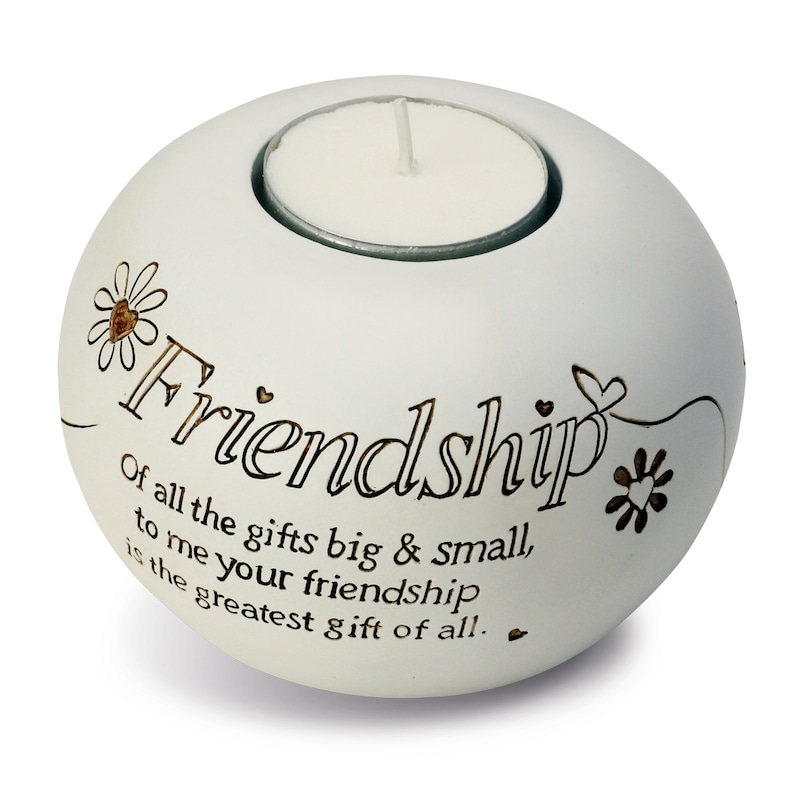 Said With Sentiment Friendship Tea Light Candle Holder
