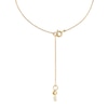 Thumbnail Image 2 of Michael Kors 14ct Gold Plated CZ Duo Heart Necklace
