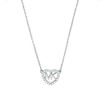 Thumbnail Image 2 of Michael Kors Sterling Silver Cubic Zirconia Heart Necklace