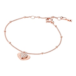 Michael Kors Brilliance 14ct Rose Gold Bracelet