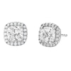 Thumbnail Image 0 of Michael Brilliance Kors Sterling Silver CZ Cushion Earrings