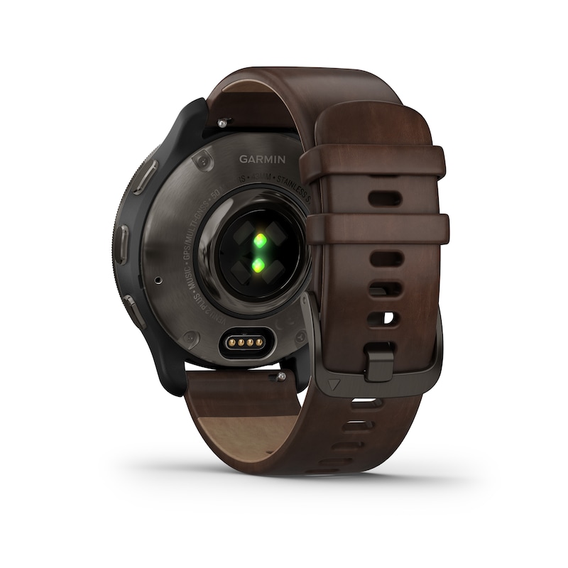 Garmin Venu Plus 2 Brown Leather Smartwatch