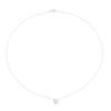 Thumbnail Image 1 of Silver 0.40ct Diamond Bezel Necklace