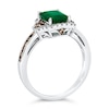 Thumbnail Image 1 of Le Vian 14ct Vanilla Gold 0.37ct Diamond & Emerald Ring