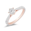 Thumbnail Image 2 of Enchanted Disney Fine Jewellery Diamond 0.33ct Aurora Ring
