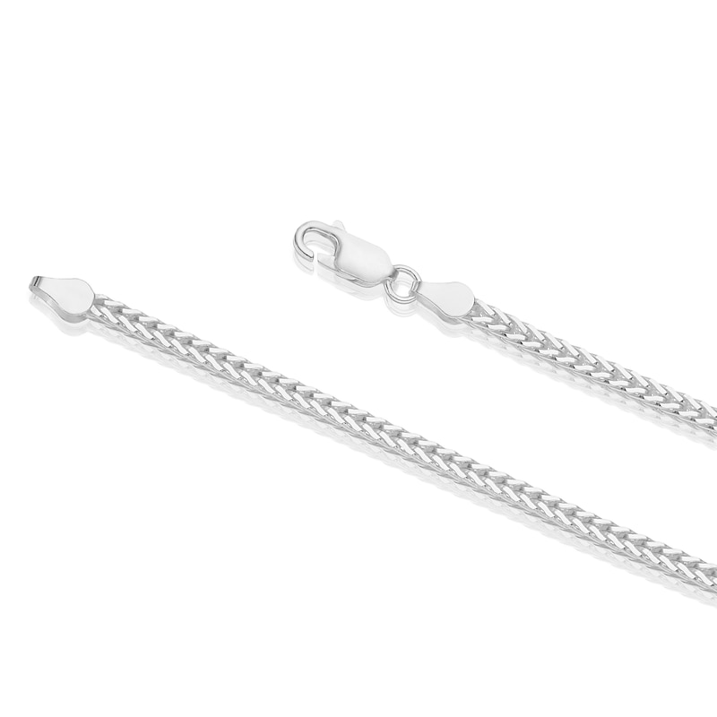 Men's Sterling Silver 20 Inch Foxtail Chain