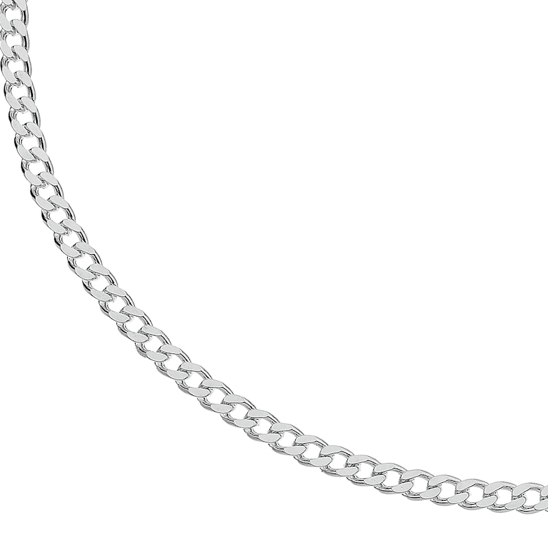 Sterling Silver 18 Inch Curb 4mm Chain Necklace | H.Samuel