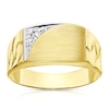 Thumbnail Image 0 of 9ct Yellow Gold Diamond Signet Ring